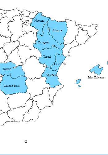 Mapa Delegación Valencia - Luis